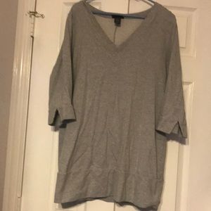 Gray Tunic Top